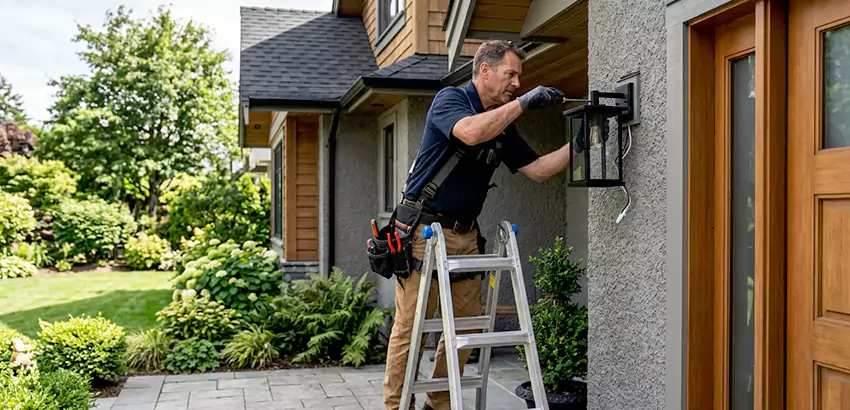 Outdoor and Exterior Light Fixture Installation in Rogers