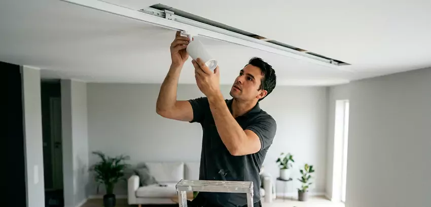 Recessed Track Lighting Installation in Rogers