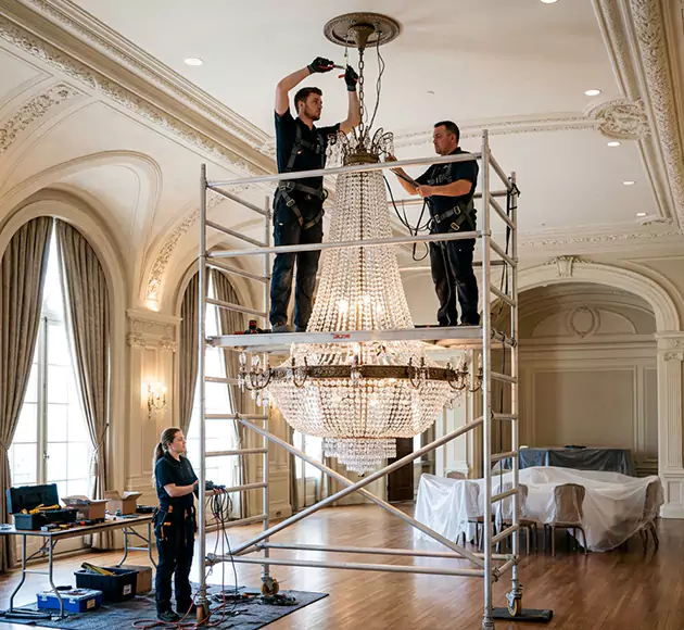 Professional Chandelier Installation: Your Local Fixture Team in Rogers, AR